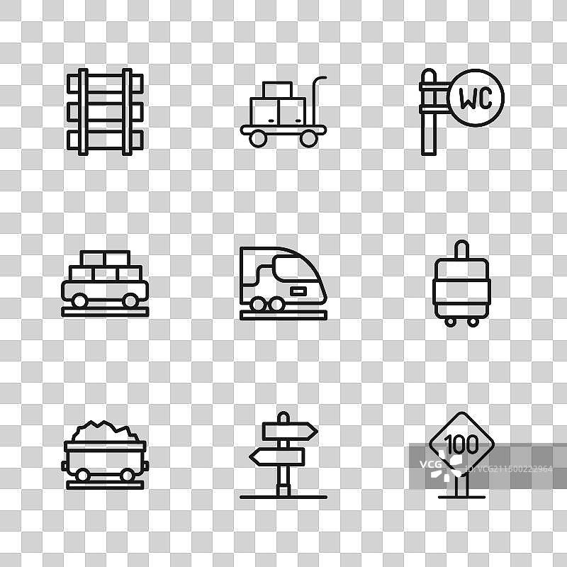 道路交通标志手提箱限速图片素材