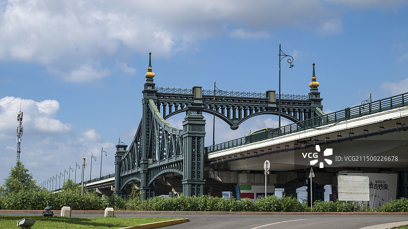 阳明滩大桥图片素材