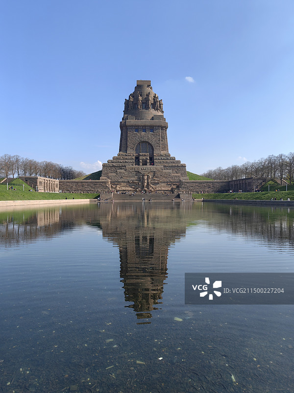 德国莱比锡民族大会战纪念碑Völkerschlachtden图片素材