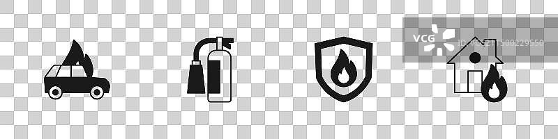 汽车燃烧灭火器保护装置图片素材