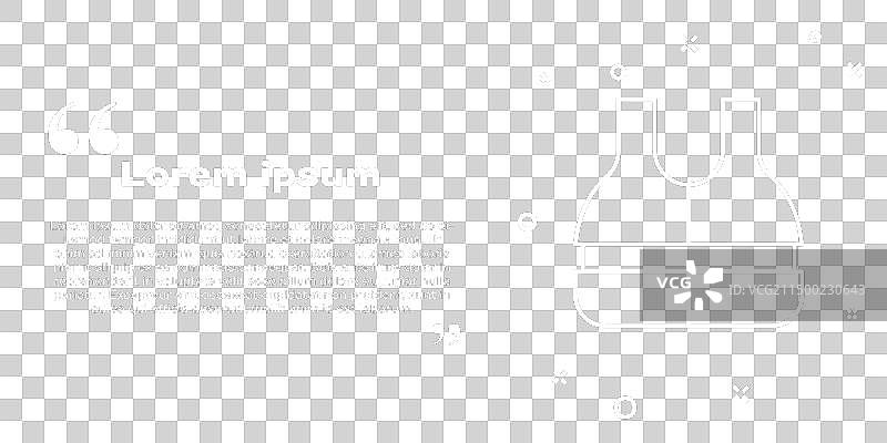 蓝色背景上的白色线条救生衣图标图片素材