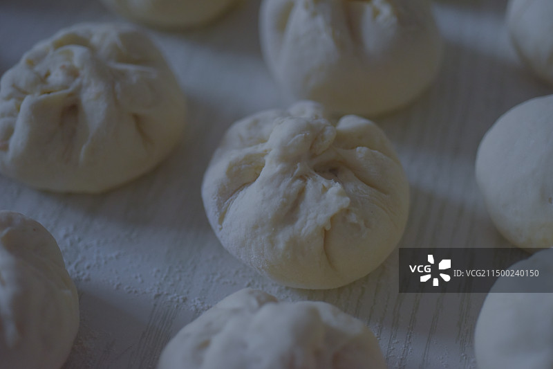 湖南长沙，等待上笼的包子图片素材