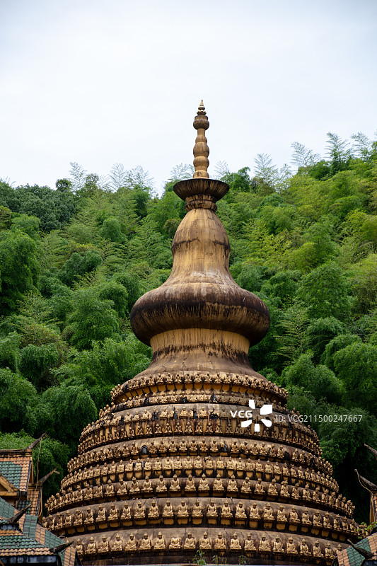 杭州东方文化园万佛金塔地宫图片素材