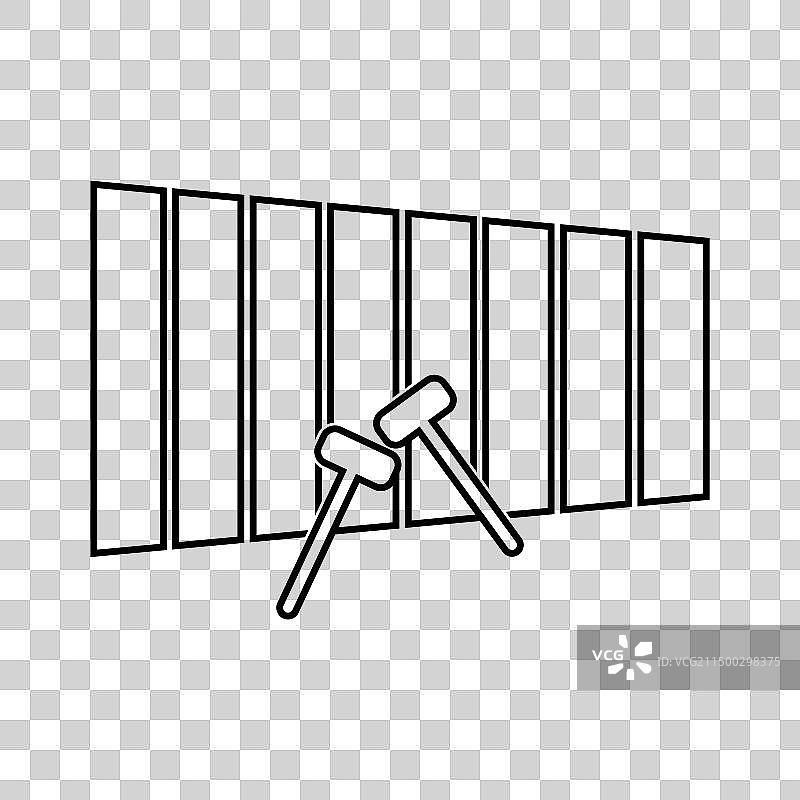 甘美兰乐器图标图片素材