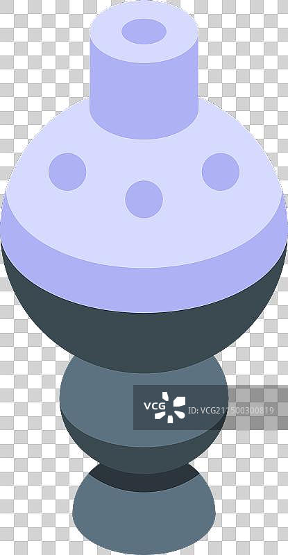 2.5D烟草店水烟杆图标图片素材