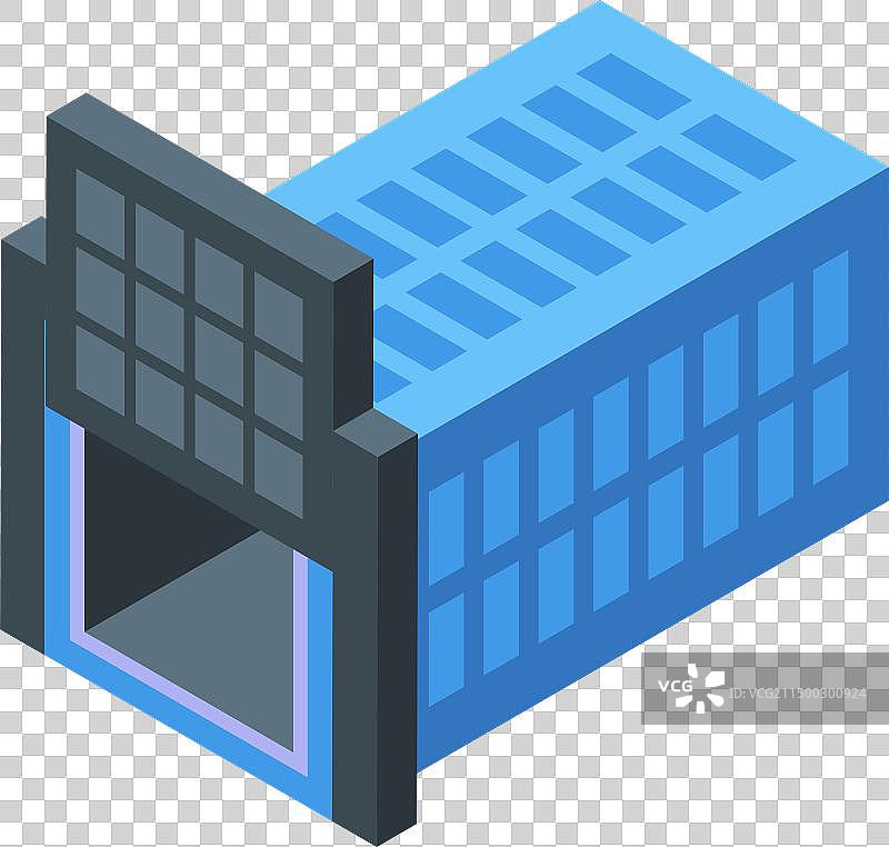 2.5D钢笼产品图标图片素材