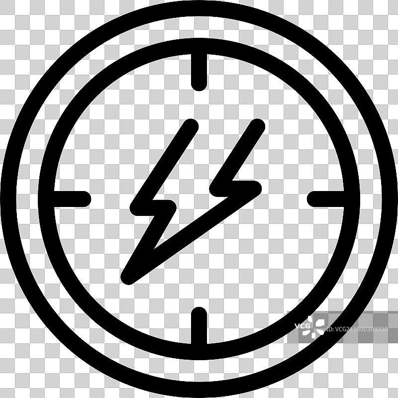 电子电磁炉图标轮廓图片素材