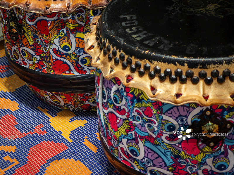 醒狮鼓图片素材