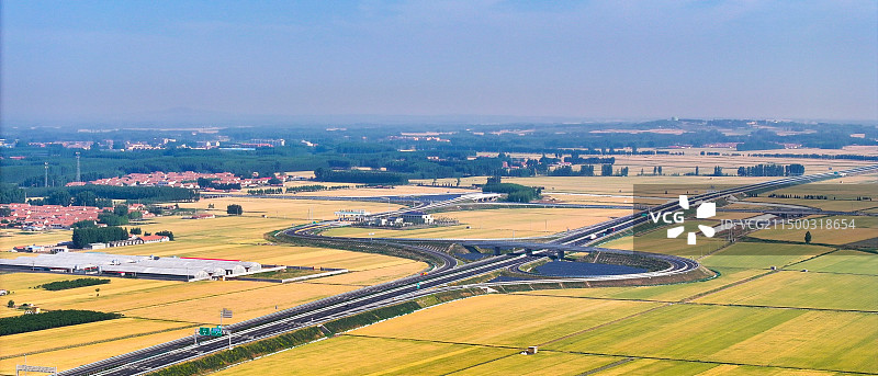 明董高速百尺河立交图片素材