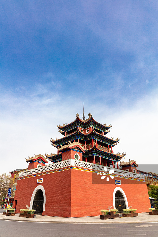 宁夏中卫鼓楼景点图片素材