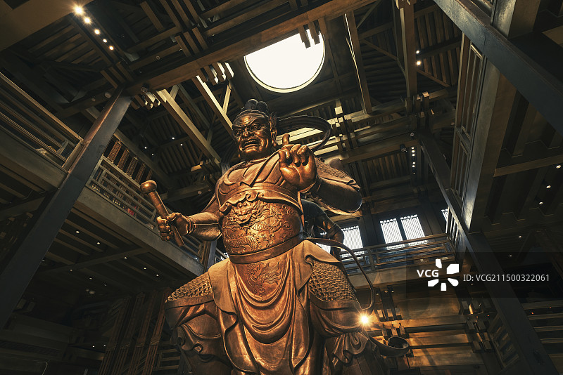 浙江杭州香积寺紧那罗王菩萨图片素材