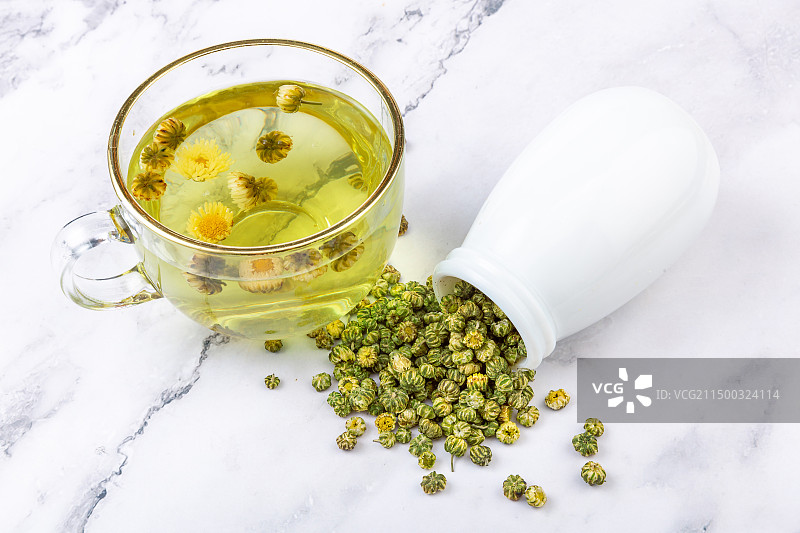 胎菊雏菊菊花茶图片素材