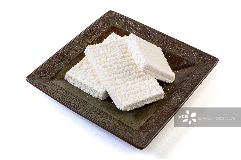 白底上的天津特产杨村糕干图片素材