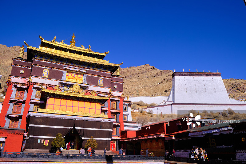 日喀则扎什伦布寺图片素材