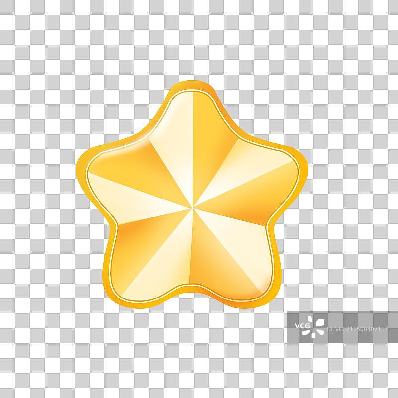 五角星插画元素图片素材