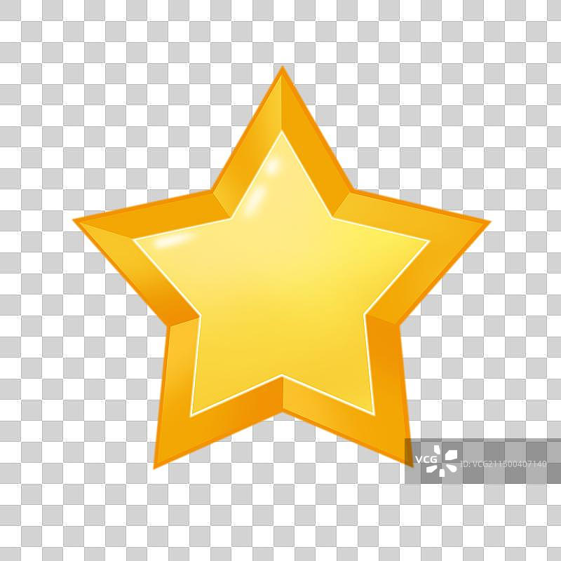 五角星插画元素图片素材