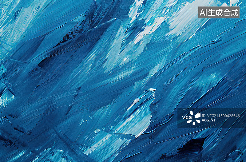 【AI数字艺术】蓝色抽象背景的全帧拍摄图片素材