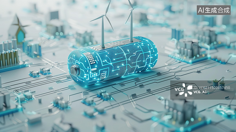 【AI数字艺术】计算机芯片上的网络连接插头图片素材