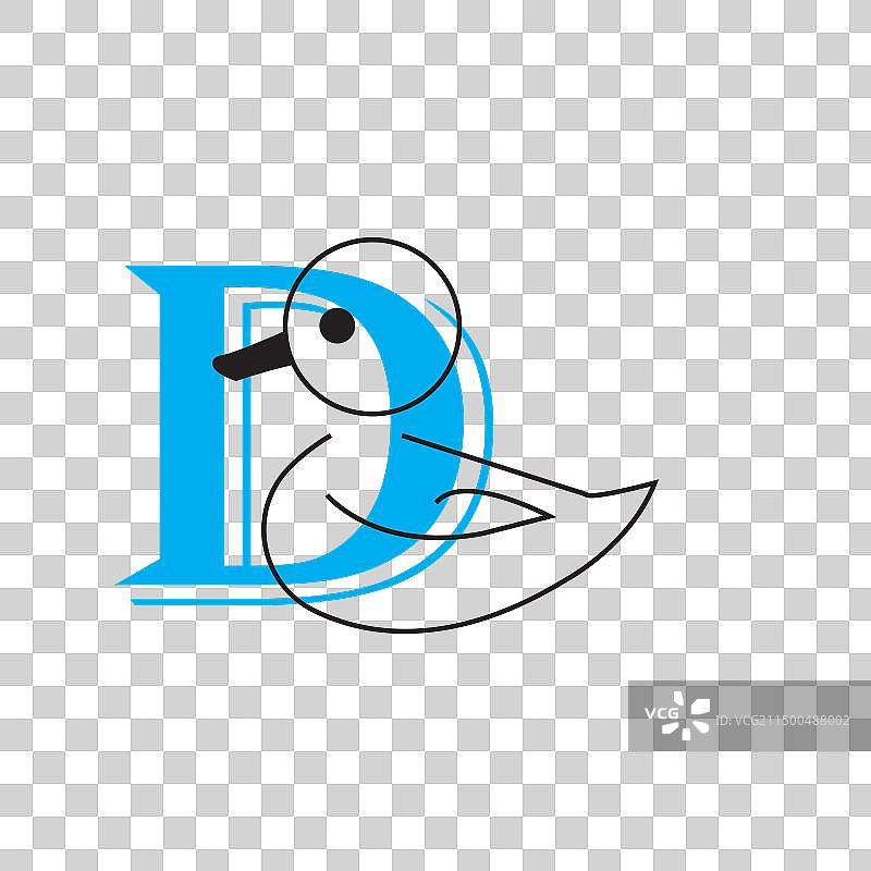 鸭子标志图片素材