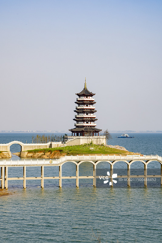 河南省南阳市淅川县丹江大观苑水利风景区图片素材
