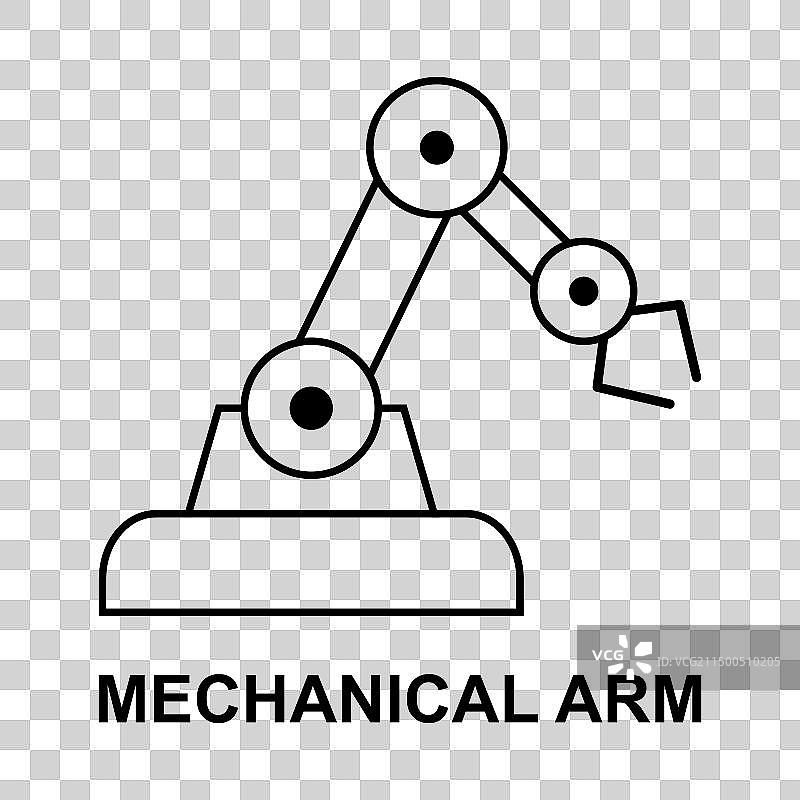 机械手臂机器人图标图片素材