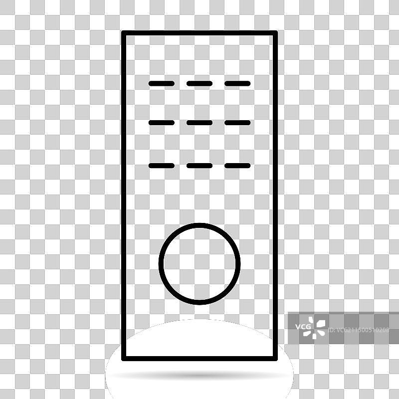 电视遥控设备阴影图标控制科技图片素材