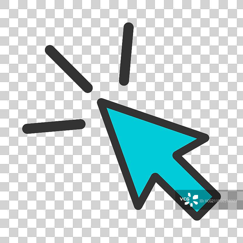 点击图标箭头鼠标网页按钮光标数字图片素材