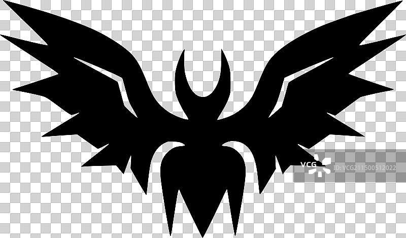 高品质蝙蝠Logo设计，适用于T恤图片素材