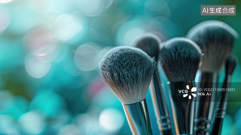 【AI数字艺术】化妆笔特写图片素材