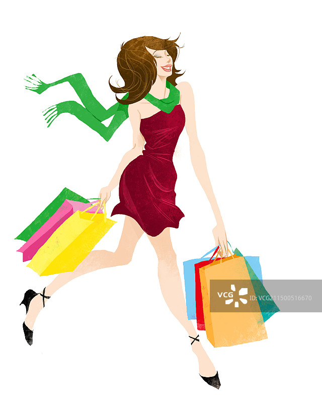 快乐，购物狂，消费，时尚，聚会图片素材