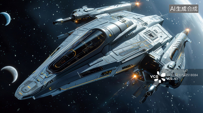 【AI数字艺术】航天飞机宇宙飞船素材图片图片素材