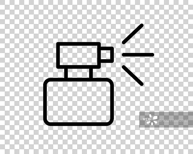 化妆品身体护肤喷雾瓶图标图片素材