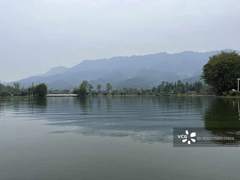 重庆大足龙水湖西子湾旅游度假景区自然风光图片素材