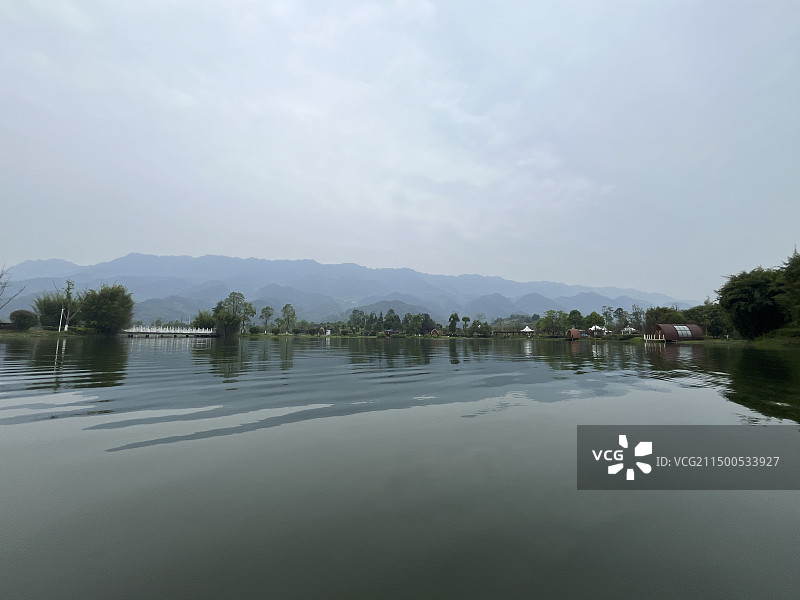 重庆大足龙水湖西子湾旅游度假景区自然风光图片素材