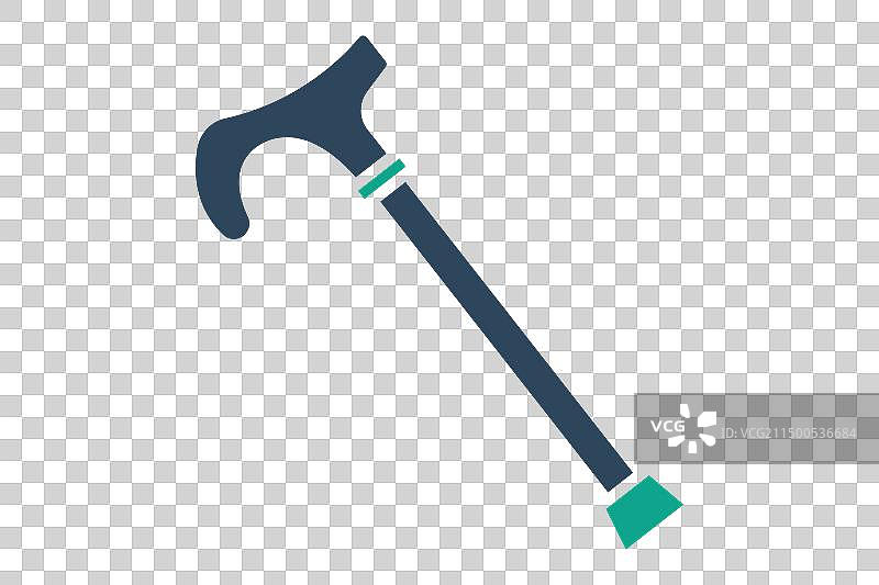 老人拐杖图标图片素材