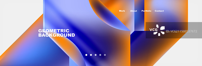 玻璃态几何抽象背景图片素材