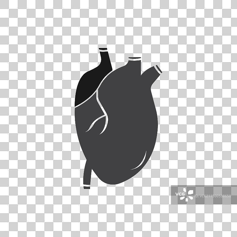 人类心脏图标图片素材