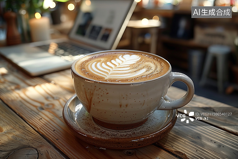 【AI数字艺术】咖啡馆咖啡图片素材