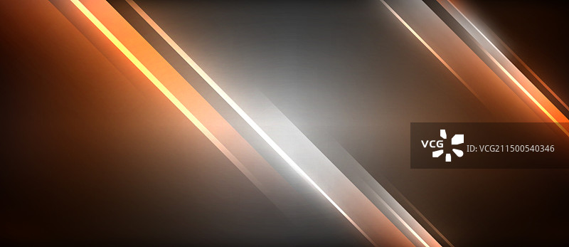 带有橙色和白色线条的深色背景图片素材