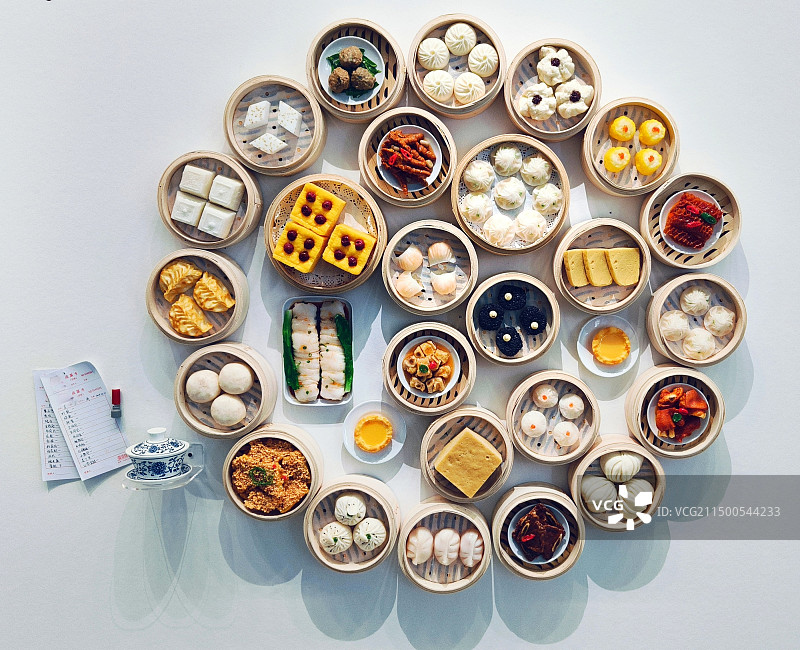 广东早茶点心图片素材