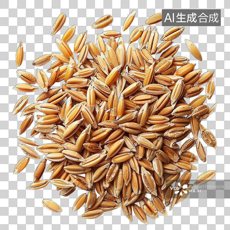 【AI数字艺术】小麦 干果 免扣元素图片素材