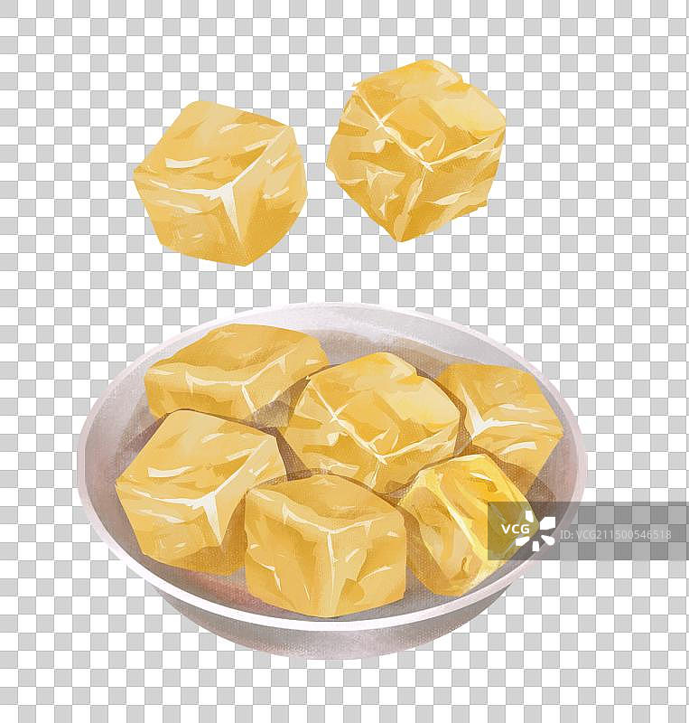 中国传统食品油豆腐图片素材