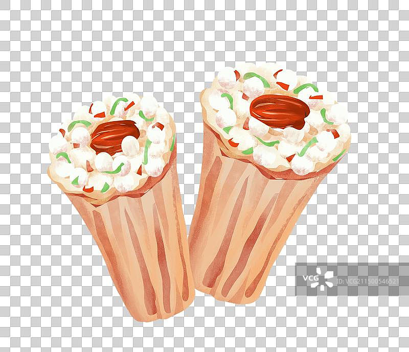 传统美食梅花糕图片素材