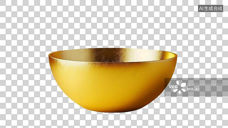 【AI数字艺术】金色碗免抠元素图片素材