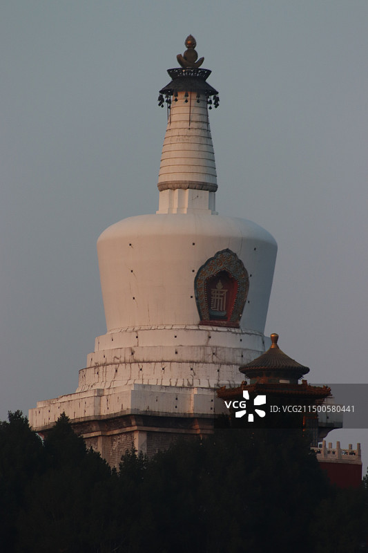 北海公园白塔图片素材