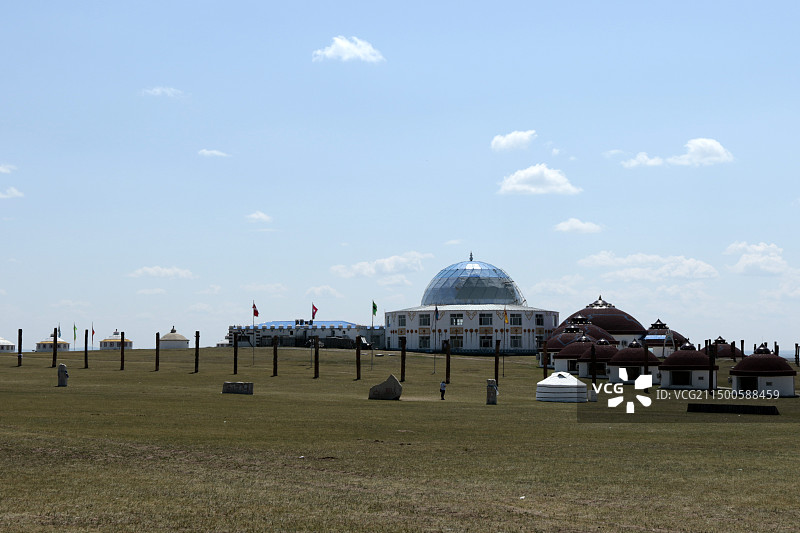 内蒙古呼伦贝尔草原部落图片素材