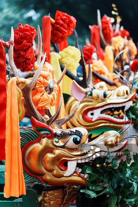 精美的岭南风格龙头图片素材