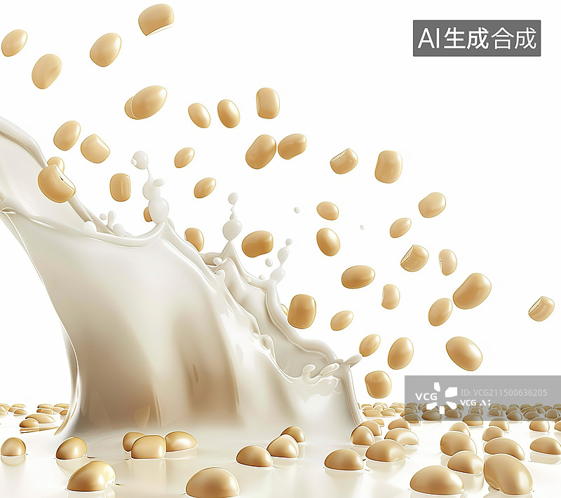 【AI数字艺术】白色背景上的药丸特写镜头图片素材