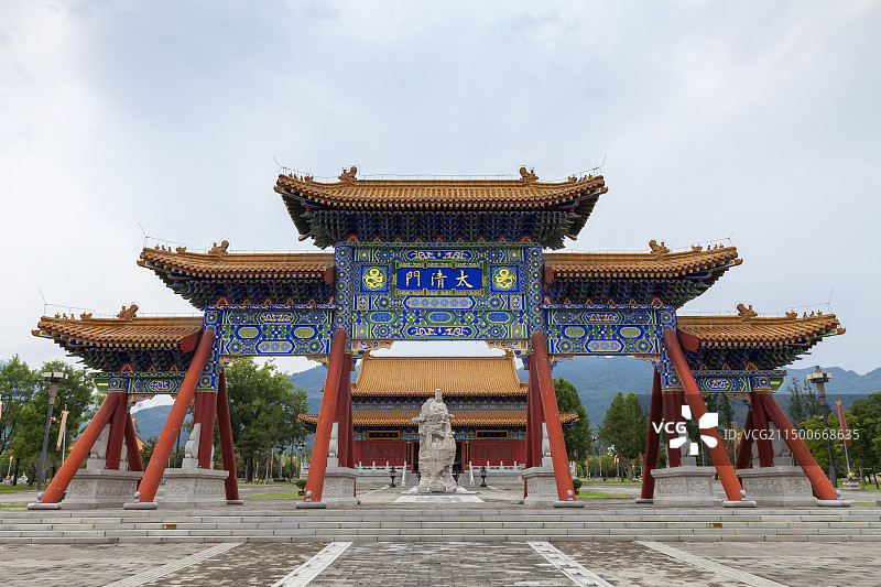 西安曲江楼观道文化展示区图片素材