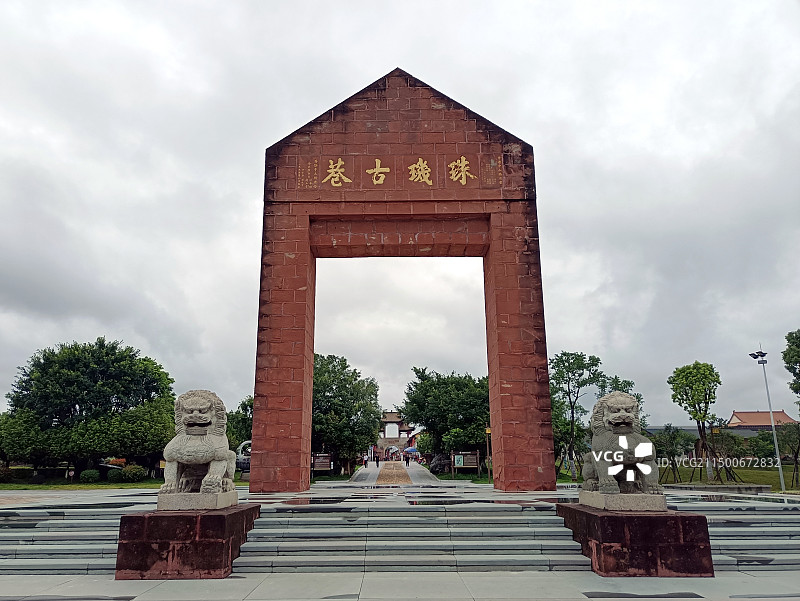 韶关市珠玑巷.梅关古道景区图片素材